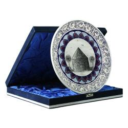 e38 EL İŞÇİLİĞİ ÇİNİ TABAK (KÜMBET) 25 cm - 6416 - 2