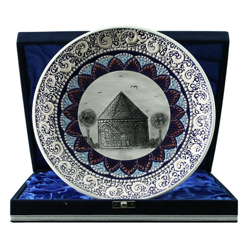 e38 EL İŞÇİLİĞİ ÇİNİ TABAK (KÜMBET) 25 cm - 6416 - 1