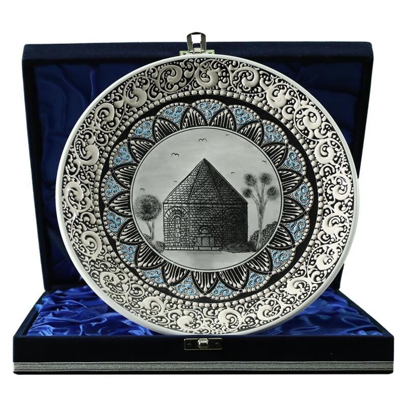 e38 EL İŞÇİLİĞİ ÇİNİ TABAK (KÜMBET) 25 cm - 6419 - 1