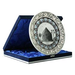 e38 EL İŞÇİLİĞİ ÇİNİ TABAK (KÜMBET) 25 cm - 6419 - 2