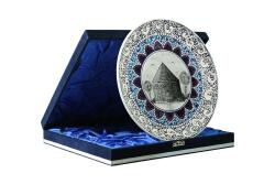 e38 EL İŞÇİLİĞİ ÇİNİ TABAK (KÜMBET) 25 cm - 6421 - 2