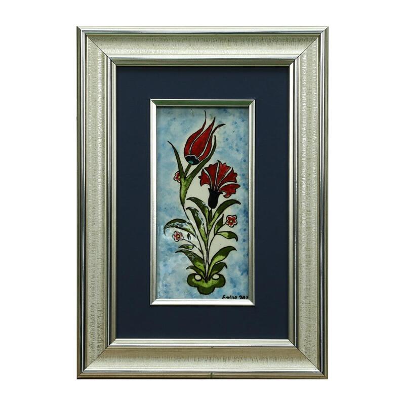 e38 EL İŞÇİLİĞİ ÇİNİ TABLO 25*35 CM - 6264 - 1