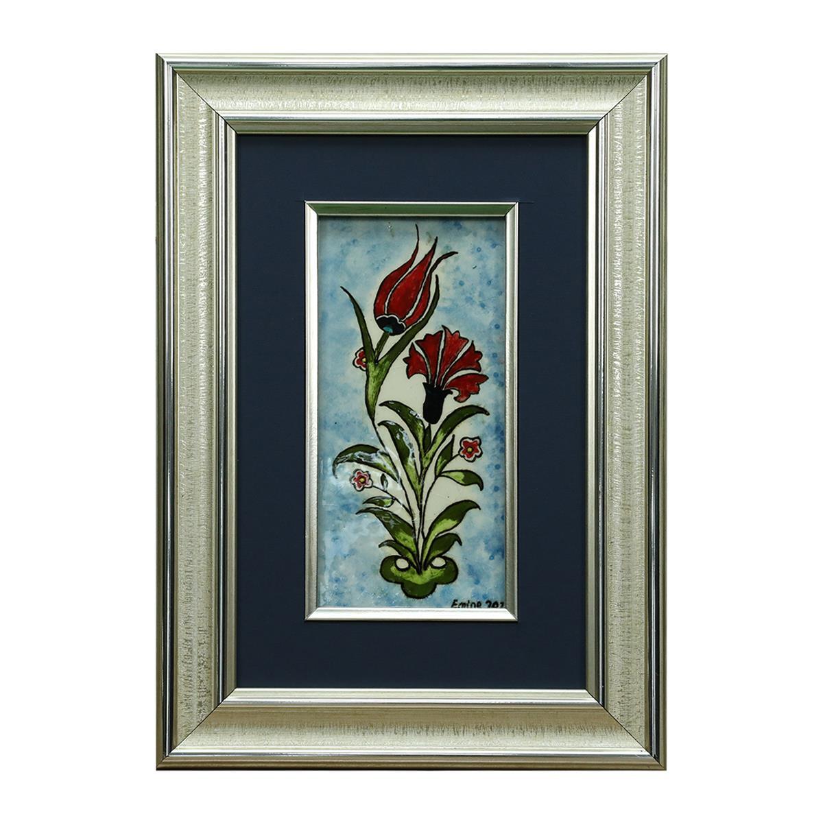 e38 EL İŞÇİLİĞİ ÇİNİ TABLO 25*35 CM - 6264