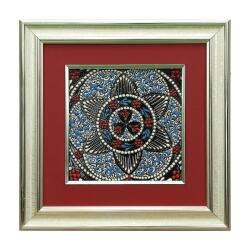 e38 EL İŞÇİLİĞİ ÇİNİ TABLO 34*34 CM - 6268 - e38