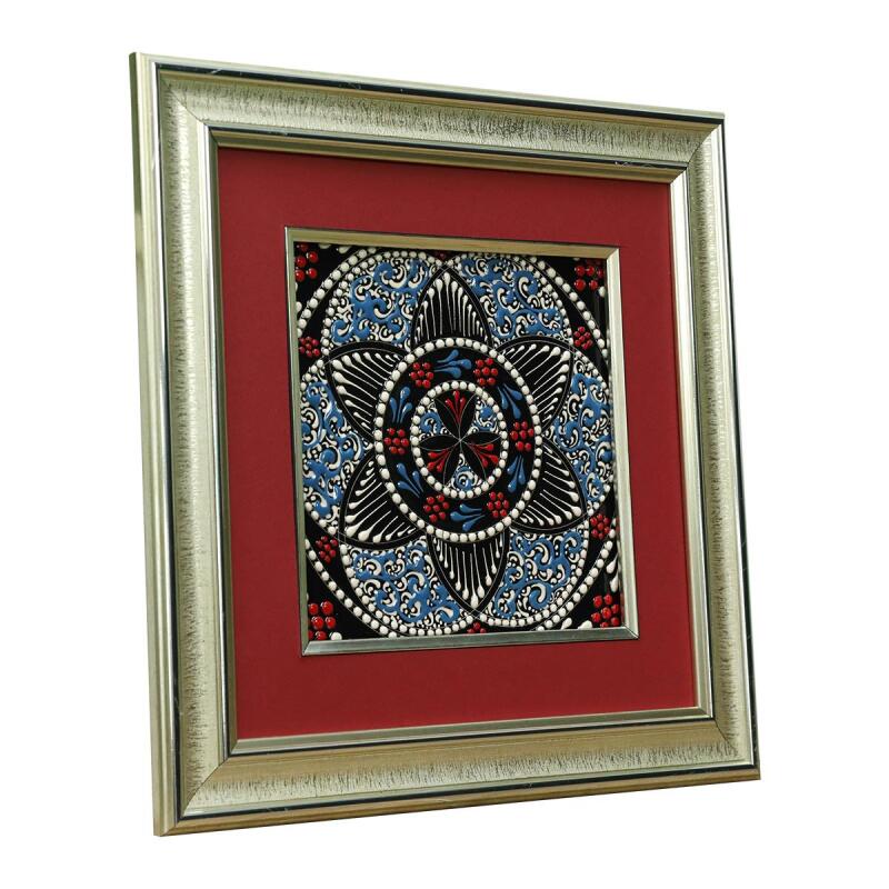 e38 EL İŞÇİLİĞİ ÇİNİ TABLO 34*34 CM - 6268 - 2