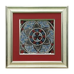 e38 EL İŞÇİLİĞİ ÇİNİ TABLO 34*34 CM - 6268 - e38
