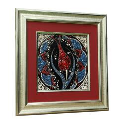 e38 EL İŞÇİLİĞİ ÇİNİ TABLO 34*34 CM - 6269 - 2