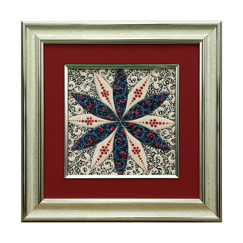 e38 EL İŞÇİLİĞİ ÇİNİ TABLO 34*34 CM - 6271 - 1