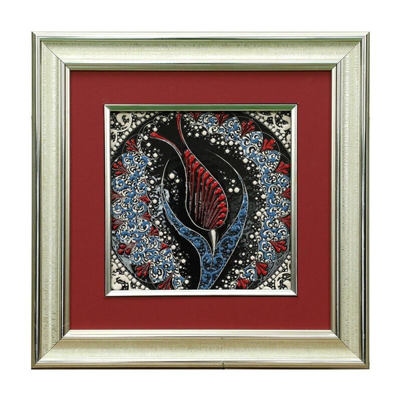 e38 EL İŞÇİLİĞİ ÇİNİ TABLO 34*34 CM - 6272 - 1