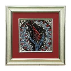 e38 EL İŞÇİLİĞİ ÇİNİ TABLO 34*34 CM - 6272 - e38