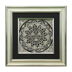 e38 EL İŞÇİLİĞİ ÇİNİ TABLO 34*34 CM - 6273 - e38