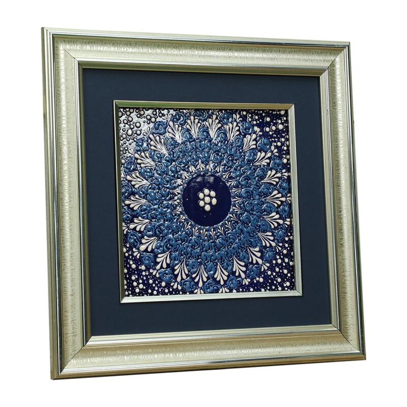 e38 EL İŞÇİLİĞİ ÇİNİ TABLO 34*34 CM - 6275 - 2