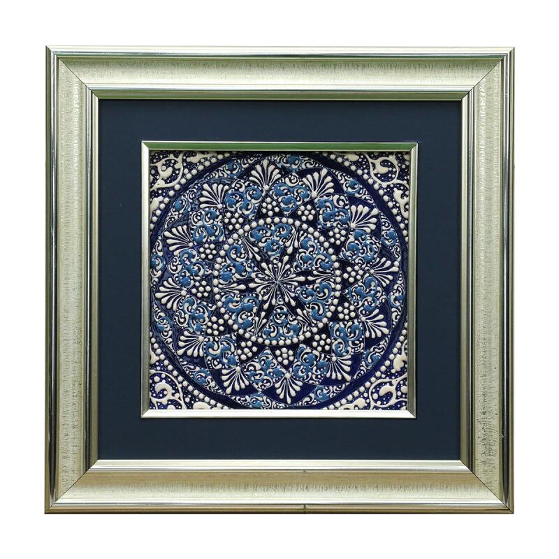 e38 EL İŞÇİLİĞİ ÇİNİ TABLO 34*34 CM - 6278 - 1