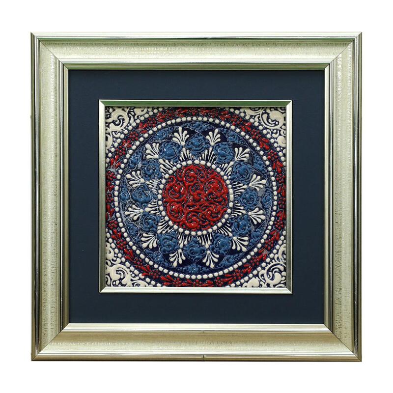 e38 EL İŞÇİLİĞİ ÇİNİ TABLO 34*34 CM - 6279 - 1