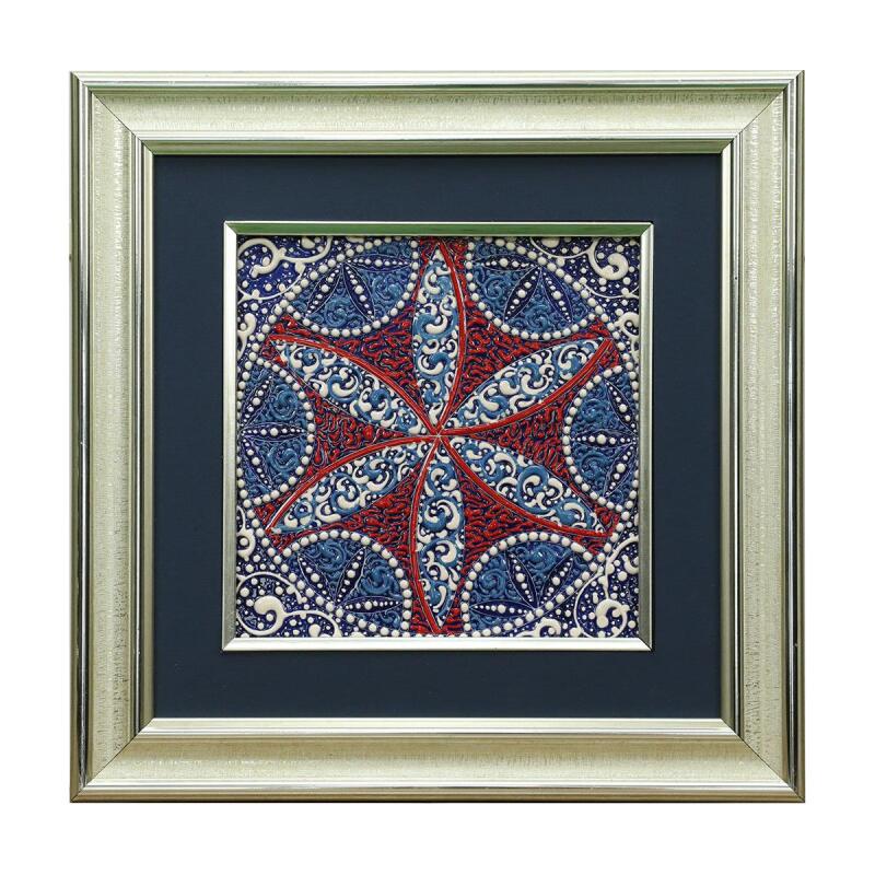 e38 EL İŞÇİLİĞİ ÇİNİ TABLO 34*34 CM - 6280 - 1