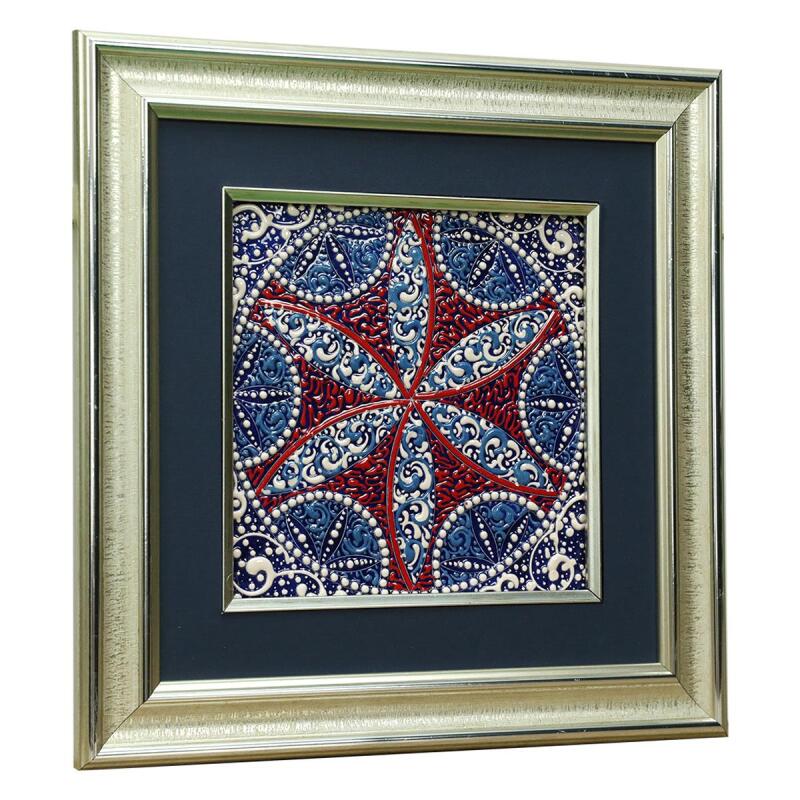 e38 EL İŞÇİLİĞİ ÇİNİ TABLO 34*34 CM - 6280 - 2