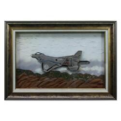 e38 EL İŞÇİLİĞİ DANTEL ANGLEZ TABLO KAAN 70x50 cm - 5995 - e38