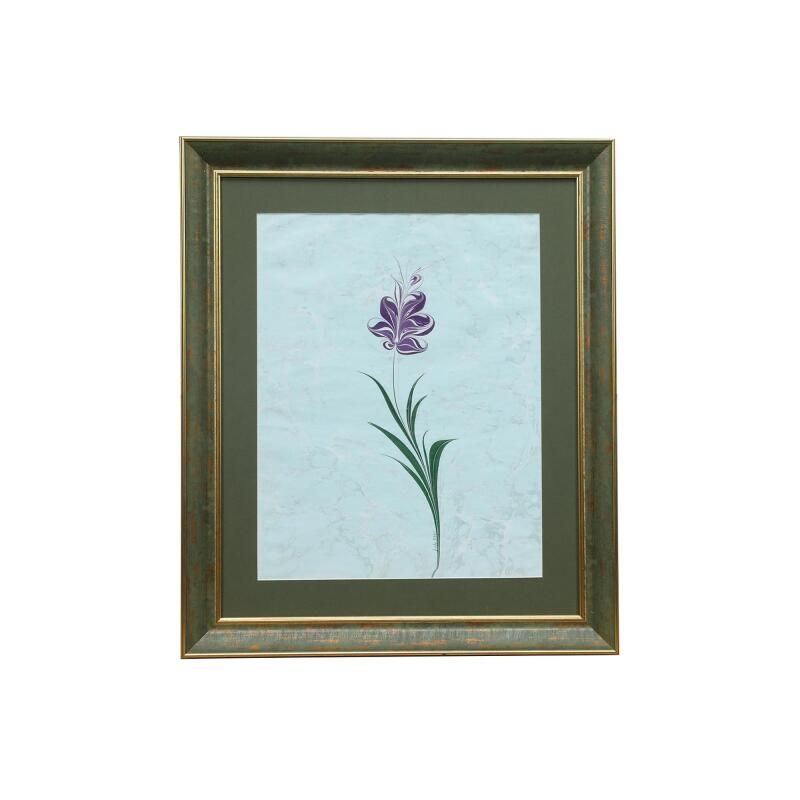 e38 EL İŞÇİLİĞİ EBRU TABLO 50x43 cm - 6228 - 1