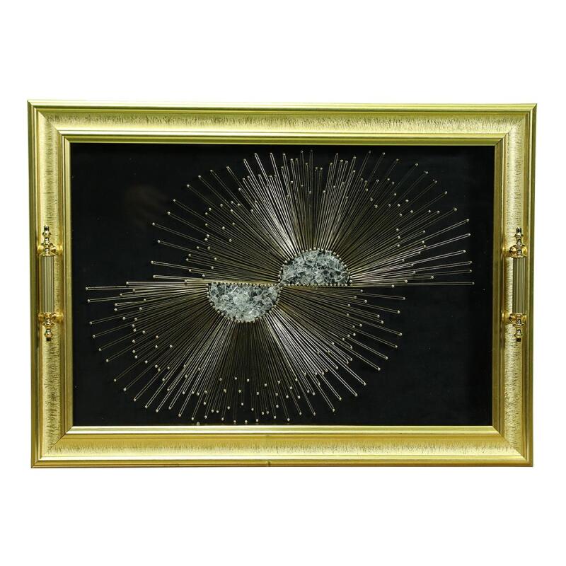 e38 EL İŞÇİLİĞİ FİLOGRAFİ TEPSİ 48x34 cm-6377 - 1