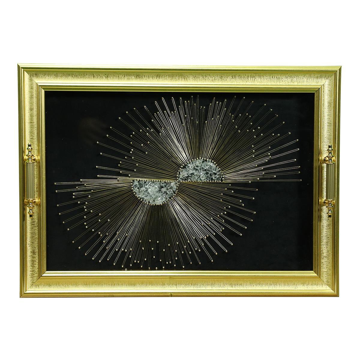 e38 EL İŞÇİLİĞİ FİLOGRAFİ TEPSİ 48x34 cm-6377