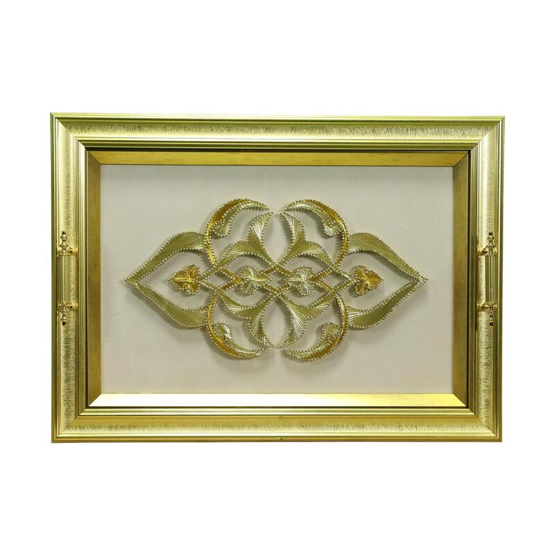 e38 EL İŞÇİLİĞİ FİLOGRAFİ TEPSİ 53x38 cm-6376 - 1