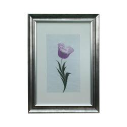 e38 EL İŞÇİLİĞİ GÜL EBRU TABLO 50*36 CM-6457 - e38