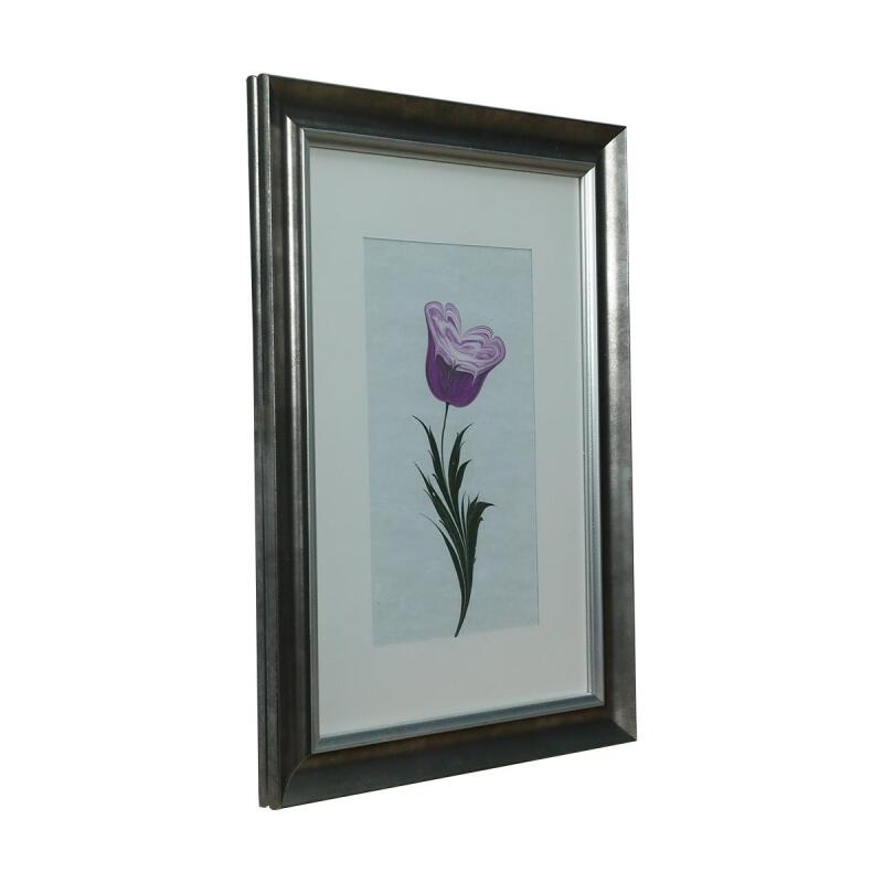 e38 EL İŞÇİLİĞİ GÜL EBRU TABLO 50*36 CM-6457 - 2