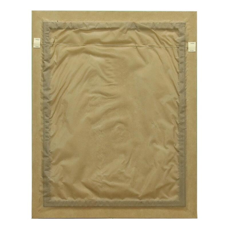 e38 EL İŞÇİLİĞİ HALI TÜCCARI ALÜMİNYUM M KABARTMA TABLO 58x74 cm-6386 - 3