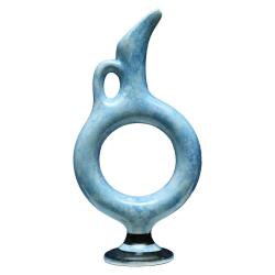 e38 EL İŞÇİLİĞİ HALKALI ÇİNİ VAZO 30*15 cm - 6424 - 3