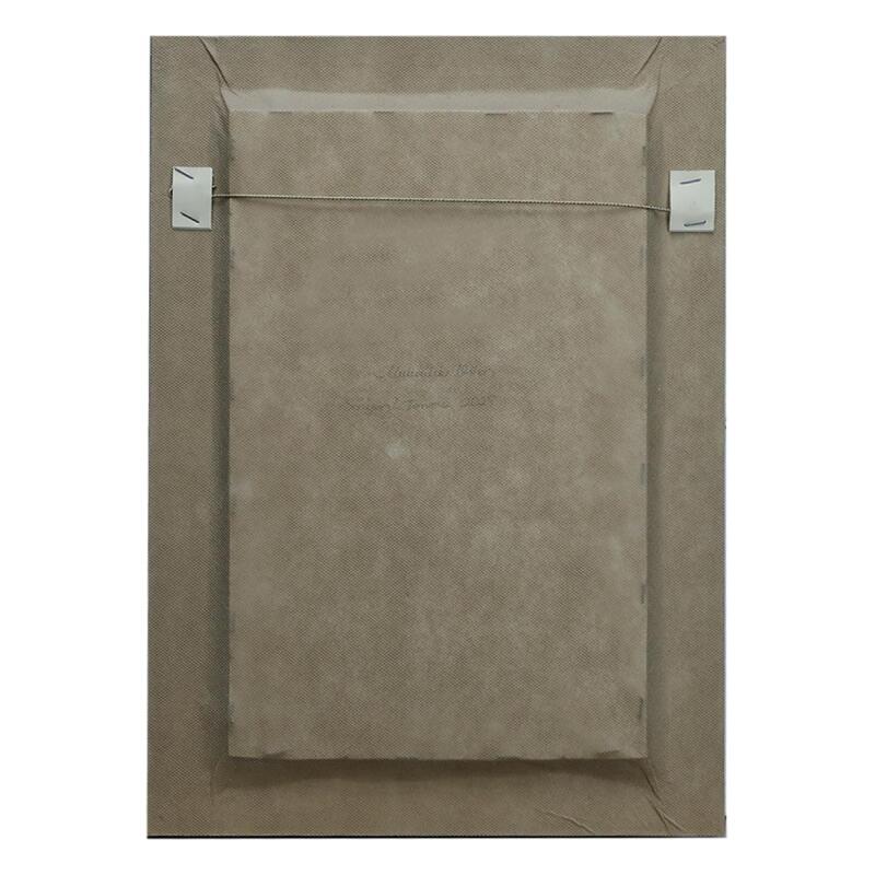 e38 EL İŞÇİLİĞİ HALKAR TEKNİĞİ HATAİ MOTİFLİ ŞEMSE TEZHİP TABLO - 35*50 CM - 6547 - 3