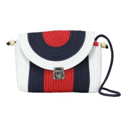 e38 EL İŞÇİLİĞİ HASIR JÜT KOL ÇANTASI 27*23 cm - 6138 - e38