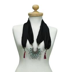 e38 EL İŞÇİLİĞİ İĞNE OYASI FULAR 190 cm-6387 - e38