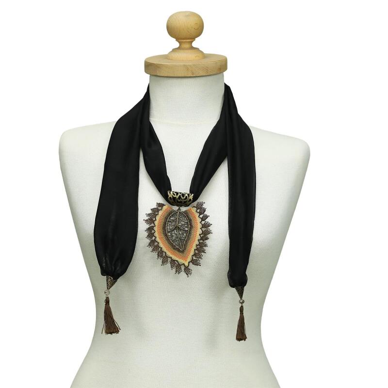 e38 EL İŞÇİLİĞİ İĞNE OYASI FULAR 190 cm-6390 - 1