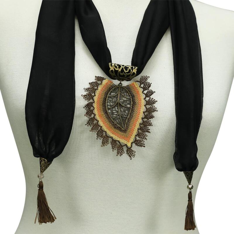 e38 EL İŞÇİLİĞİ İĞNE OYASI FULAR 190 cm-6390 - 3