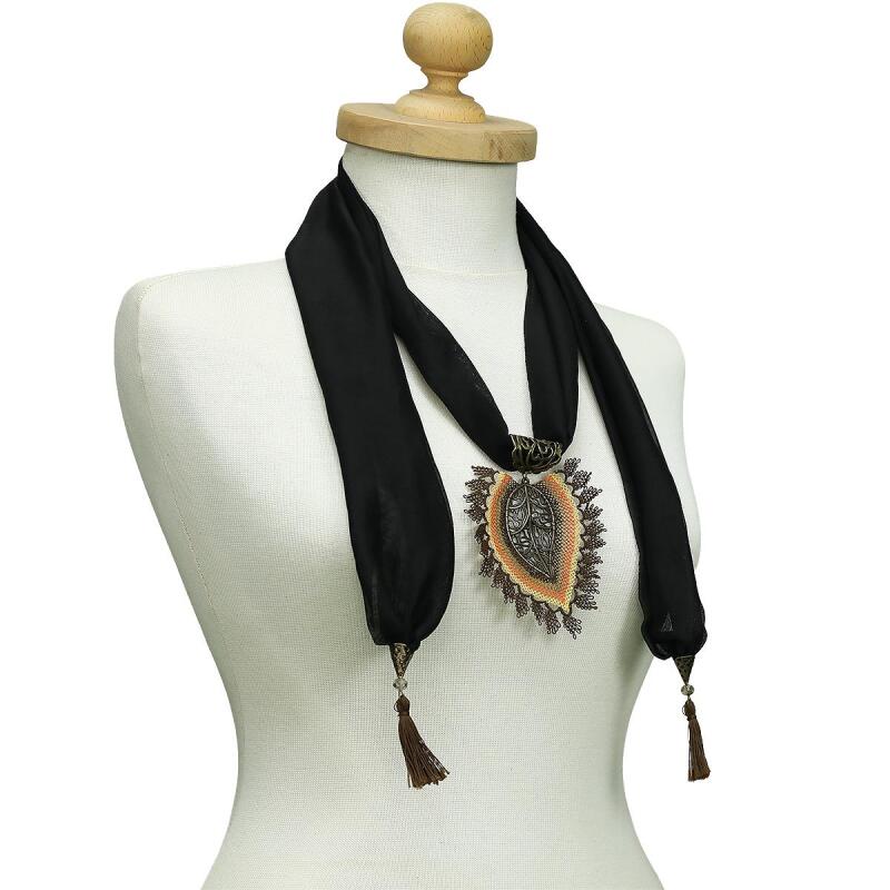 e38 EL İŞÇİLİĞİ İĞNE OYASI FULAR 190 cm-6390 - 2