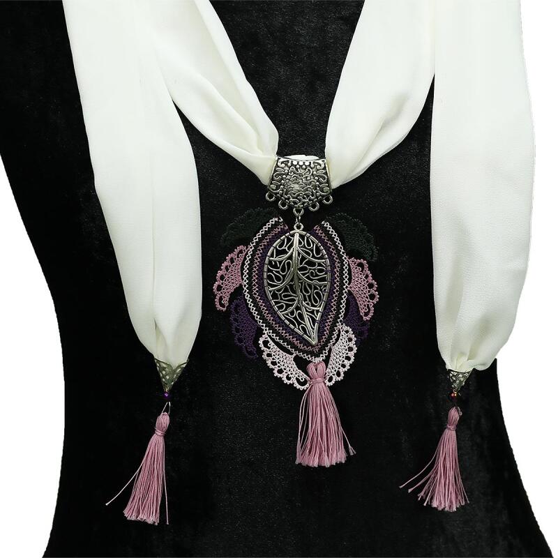 e38 EL İŞÇİLİĞİ İĞNE OYASI FULAR 190 cm-6395 - 3