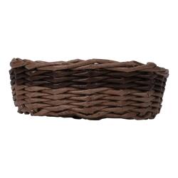 e38 EL İŞÇİLİĞİ KAĞIT İP SEPET ÖRGÜ 14*14 cm - 6181 - e38