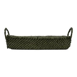 e38 EL İŞÇİLİĞİ KAĞIT İP SEPET ÖRGÜ 28*15 cm - 6173 - e38