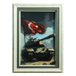 e38 EL İŞÇİLİĞİ KAĞIT RÖLYEF TABLO 63x86 CM - 6349 - e38