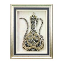 e38 EL İŞÇİLİĞİ KAĞIT ROLYEF TABLO 66x85 cm - 6225 - 1