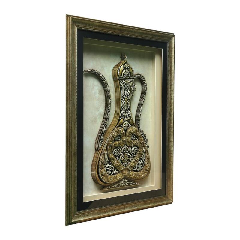 e38 EL İŞÇİLİĞİ KAĞIT ROLYEF TABLO 66x85 cm - 6225 - 2