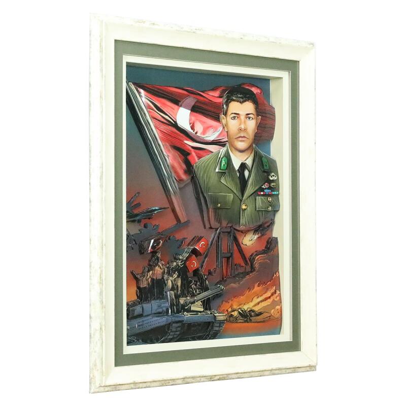 e38 EL İŞÇİLİĞİ KAĞIT RÖLYEF TABLO 66x86 CM - 6344 - 2