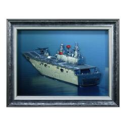 e38 EL İŞÇİLİĞİ KAĞIT RÖLYEF TABLO TCG ANADOLU 74x57 cm - 5988 - e38