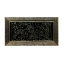 e38 EL İŞÇİLİĞİ ANADOLU MÜHÜRLERİ CAM BOYAMA TABLO 71*38 CM -6438 - e38