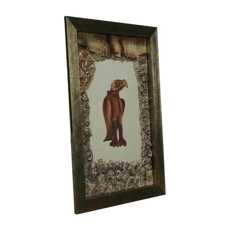 e38 EL İŞÇİLİĞİ KARTAL RİTONU KUMAŞ BOYAMA TABLO 70*50 CM -6432 - 2