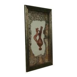 e38 EL İŞÇİLİĞİ KÜLT KABI - RİTON KUMAŞ BOYAMA TABLO 70*50 CM -6440 - 2