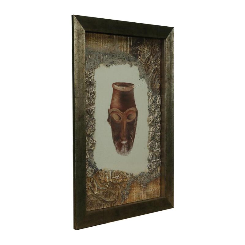 e38 EL İŞÇİLİĞİ KUMAŞ BOYAMA TABLO 70*50 CM -6433 - 2