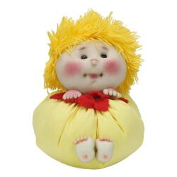 e38 EL İŞÇİLİĞİ KESE BEBEK 12 CM - 6244 - e38