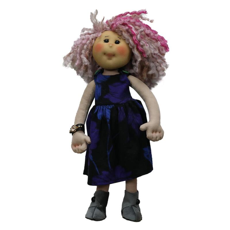 e38 EL İŞÇİLİĞİ KIZ ÇOCUĞU DEKOR BEBEK 33 cm - 6027 - 1