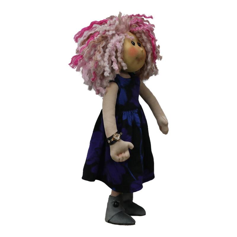 e38 EL İŞÇİLİĞİ KIZ ÇOCUĞU DEKOR BEBEK 33 cm - 6027 - 2